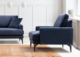 Atelier Del Sofa Papira Armchair Azul Marino